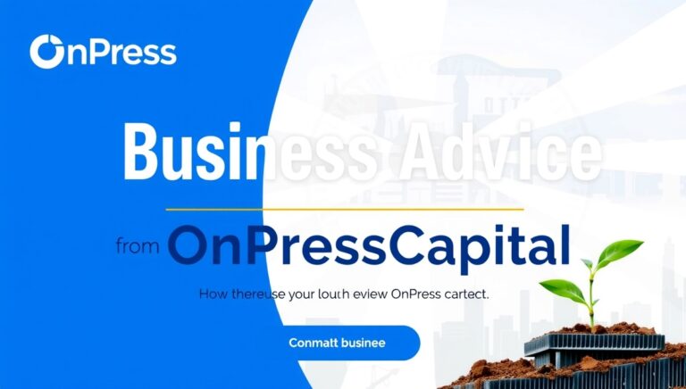 business advice onpresscapital