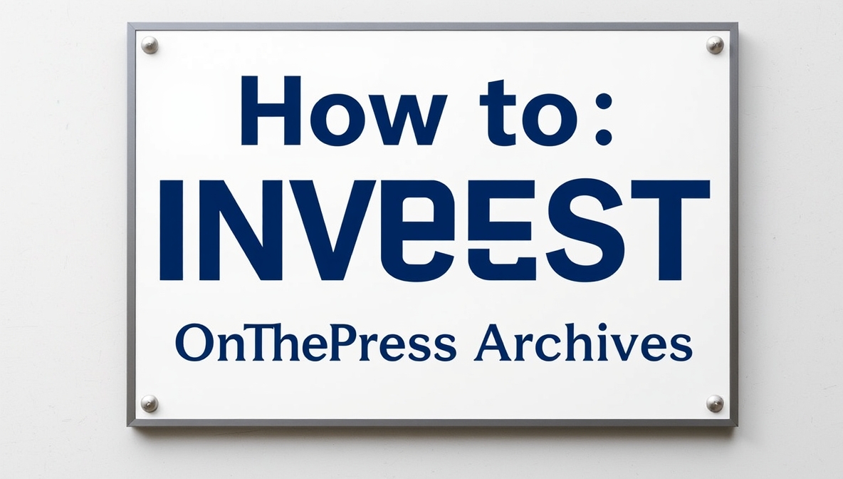 how to invest ontpress archives