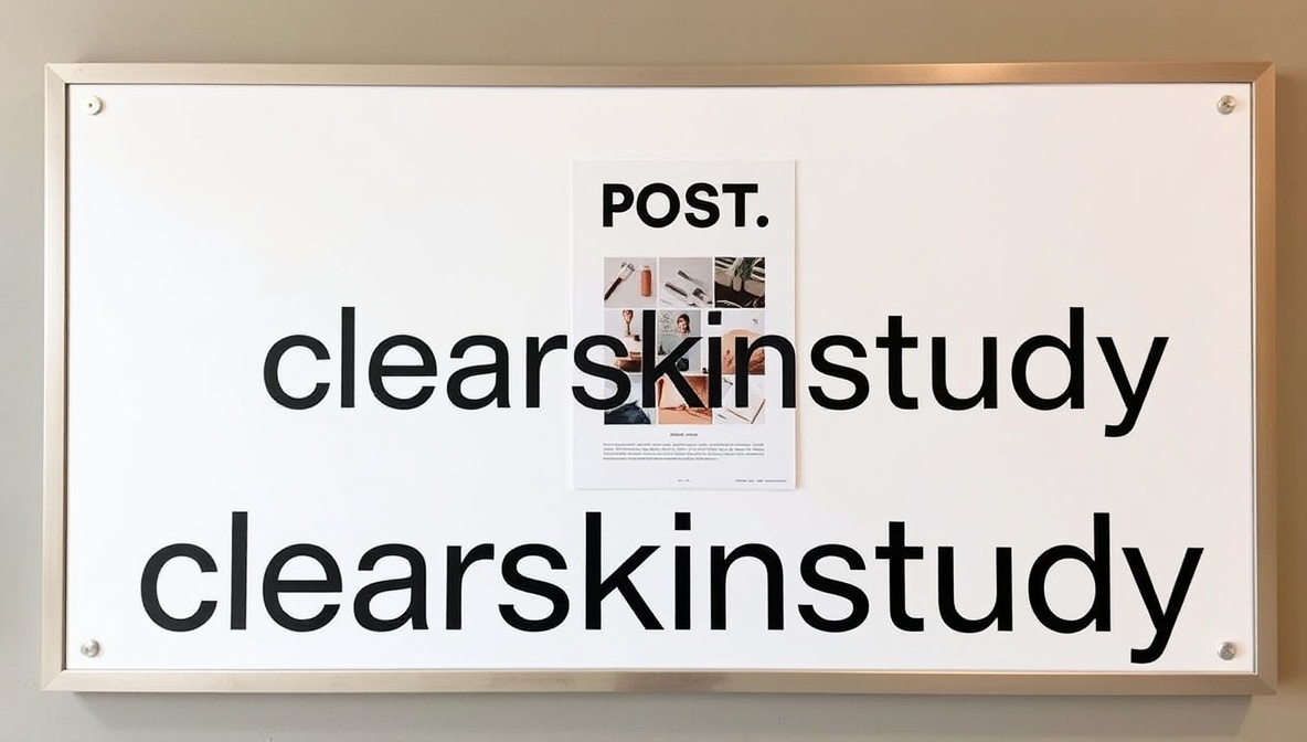 posts from clearskinstudy