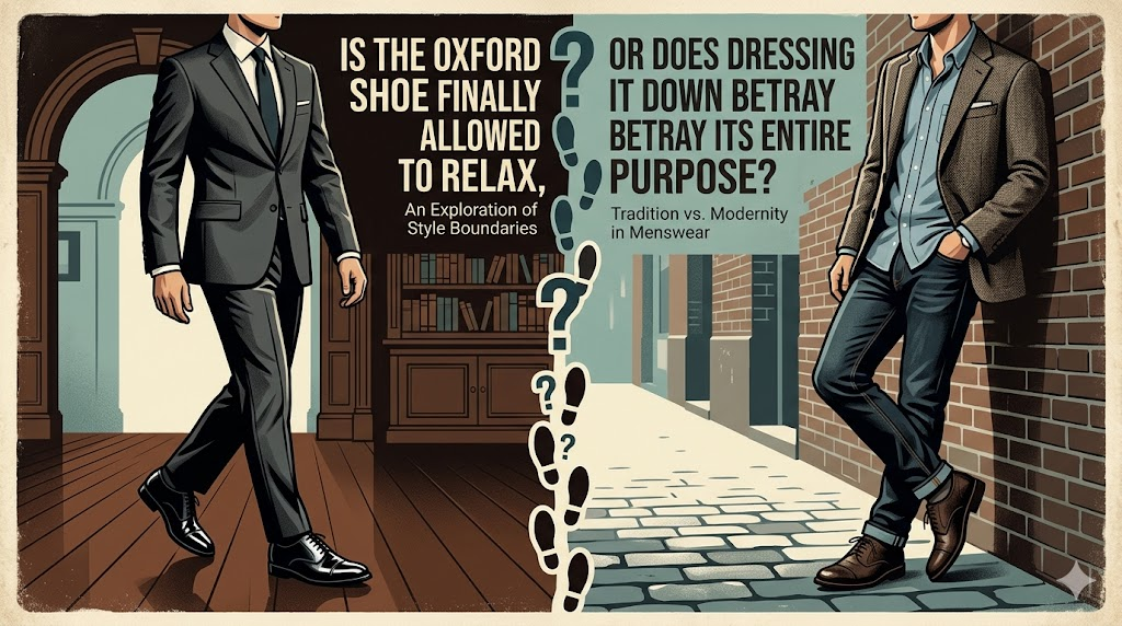 Is the Oxford Shoe Finally Allowed to Relax, or Does Dressing It Down Betray Its Entire Purpose?