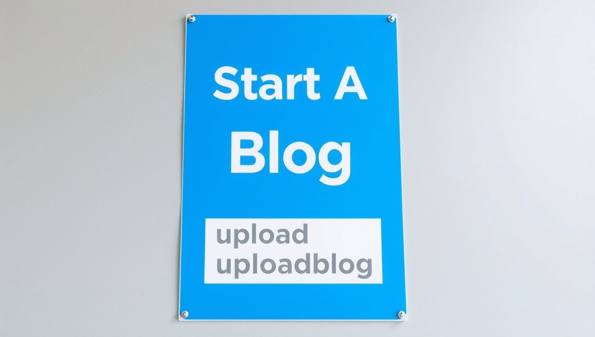 start a blog on uploadblog