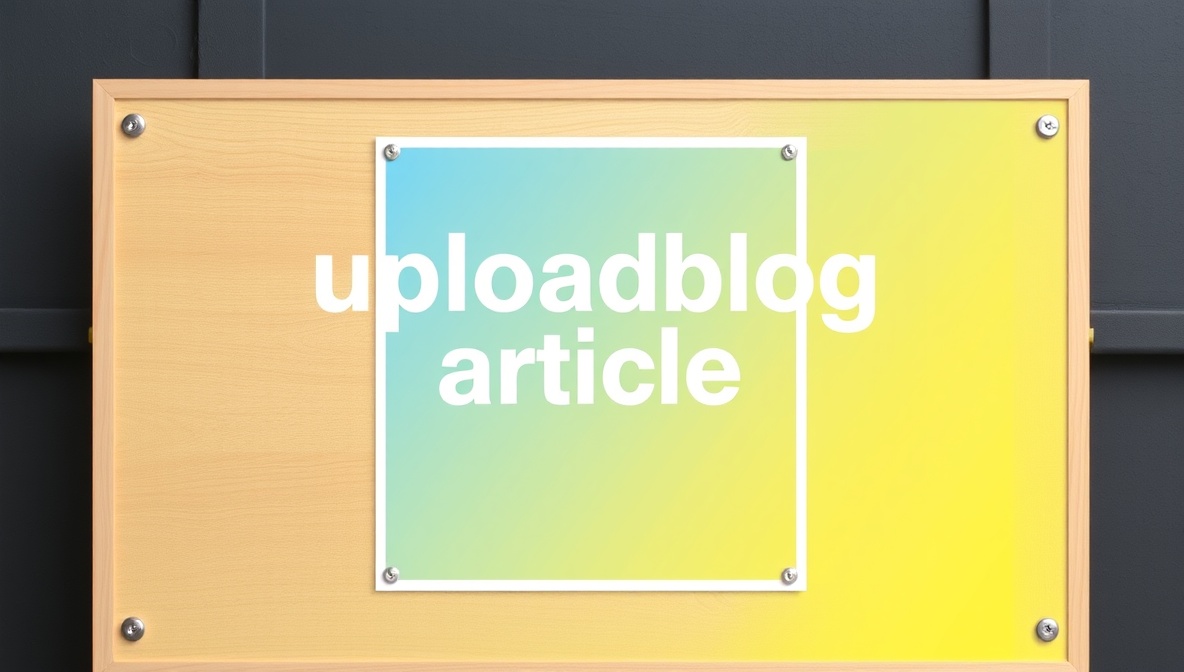 uploadblog article
